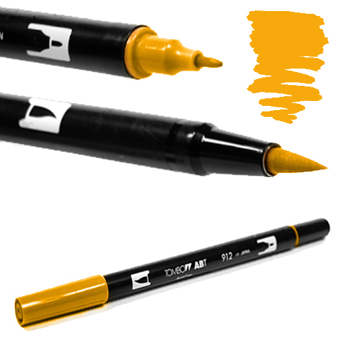 Tombow ABT Dual Brush chrome yellow