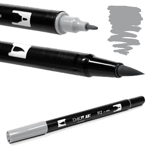 Tombow ABT Dual Brush cool gray 5